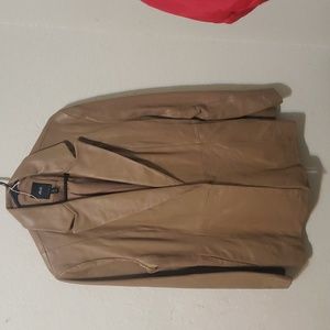 Womens leather coat xl